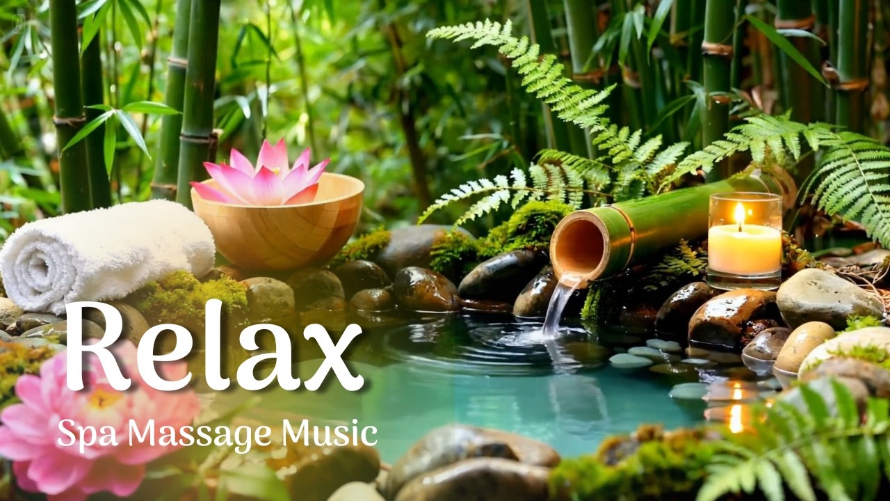 Beautiful Spa Music 🌿 Water Sound and Sleep Music, Stress Relief, Meditation Music, Spa & Yoga