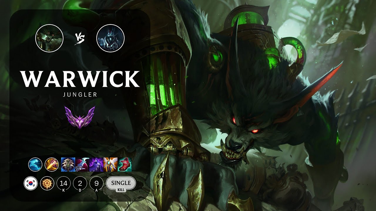 Warwick Jungle vs Karthus - KR Master Patch 14.6