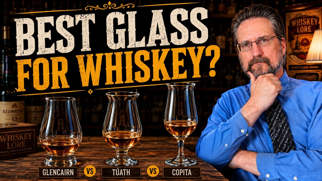 🥃 WHICH IS THE BEST NOSING AND TASTING WHISKY GLASS? // The Copita, the Glencairn, or Irish Túath