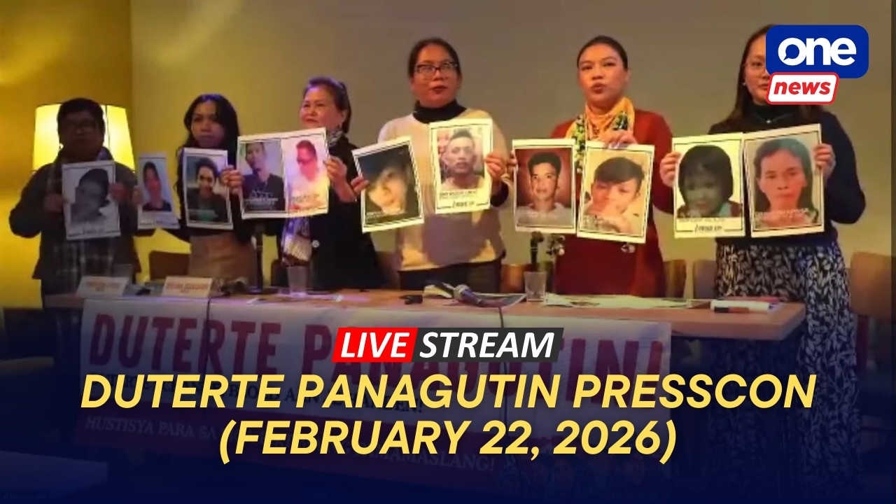 LIVE: Duterte Panagutin EU holds press conference (February 22, 2025)