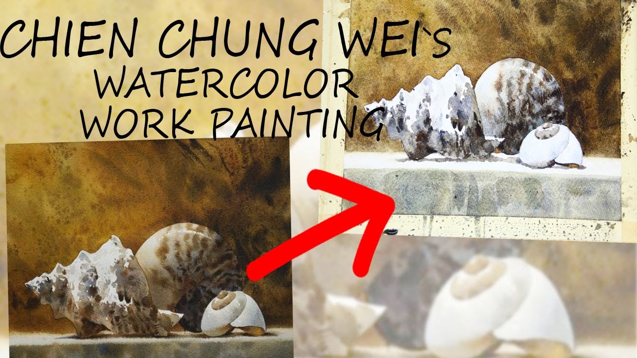 Chung Wei Chien`s work watercolor painting