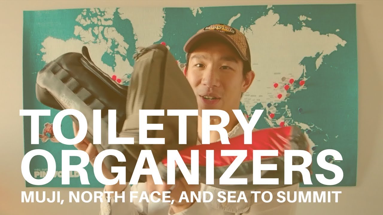 Review of Three Toiletry Travel Organizers | Muji, North Face, and Sea to Summit