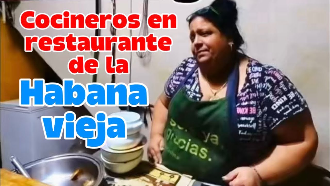 Cocineros en pequeño restaurante de la Habana vieja. 🇨🇺