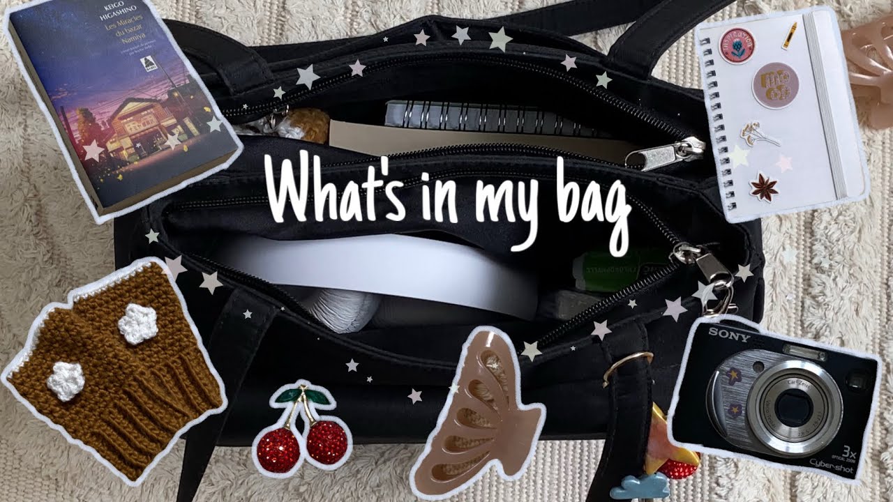 What’s in my bag ✨ essentiels du quotidien (version hiver)