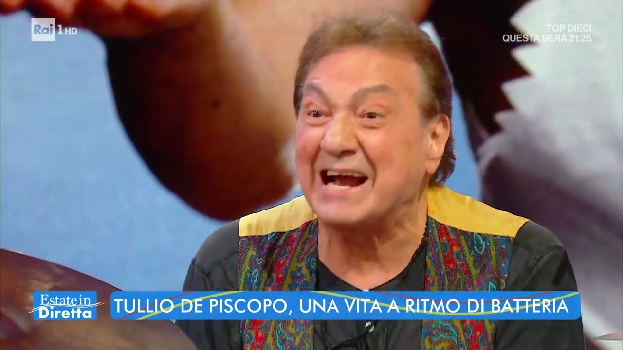 Tullio De Piscopo : Come è nata Bella 'Mbriana - Rai 1 con Roberta Capua