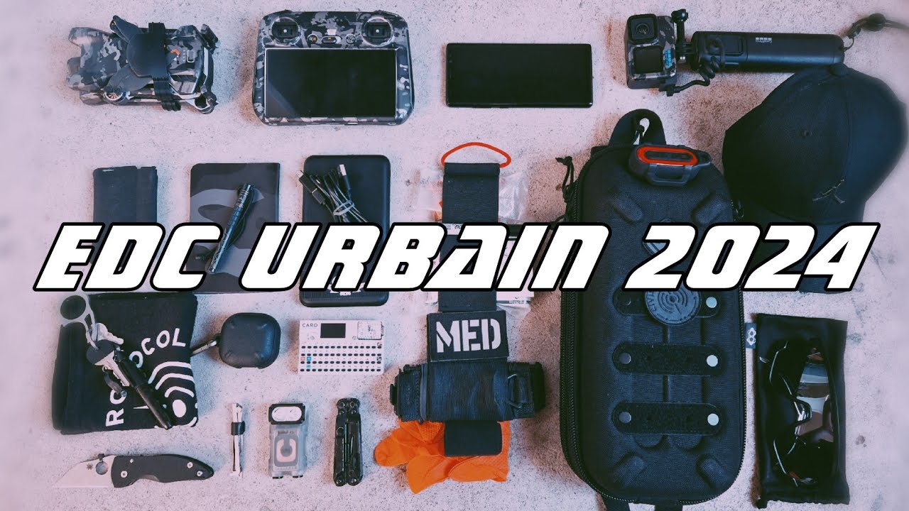 EDC urbain 2024 // Hazard 4, Wuben, Spyderco, SOG, Covert instruments, M5 stack...