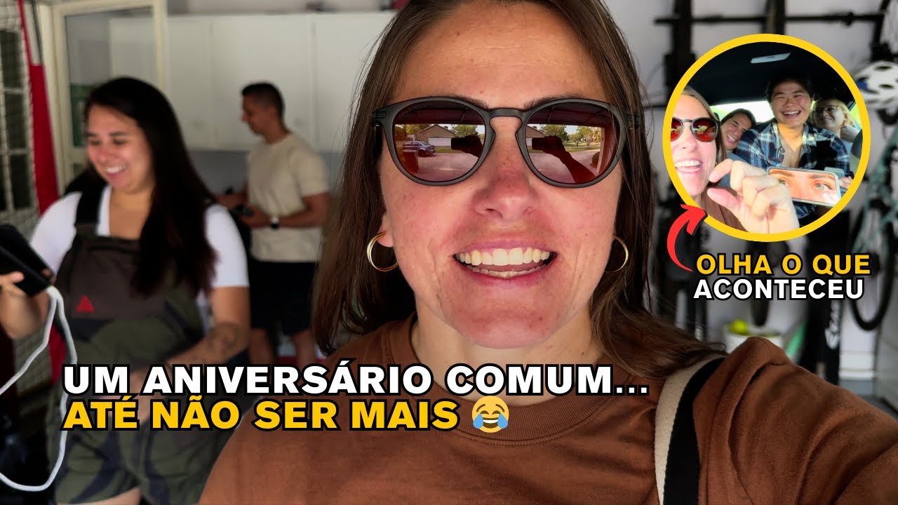 NUNCA IMAGINEI PASSAR MEU ANIVERSÁRIO ASSIM NOS EUA😂