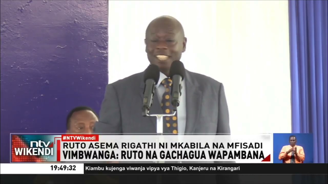 Vimbwanga: Ruto na Gachagua wapambana