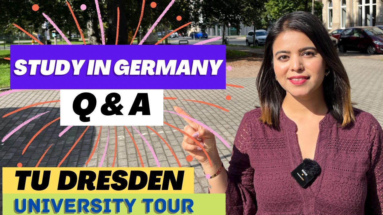 Study in Germany Q&A I TU Dresden University Tour I Indian in Germany