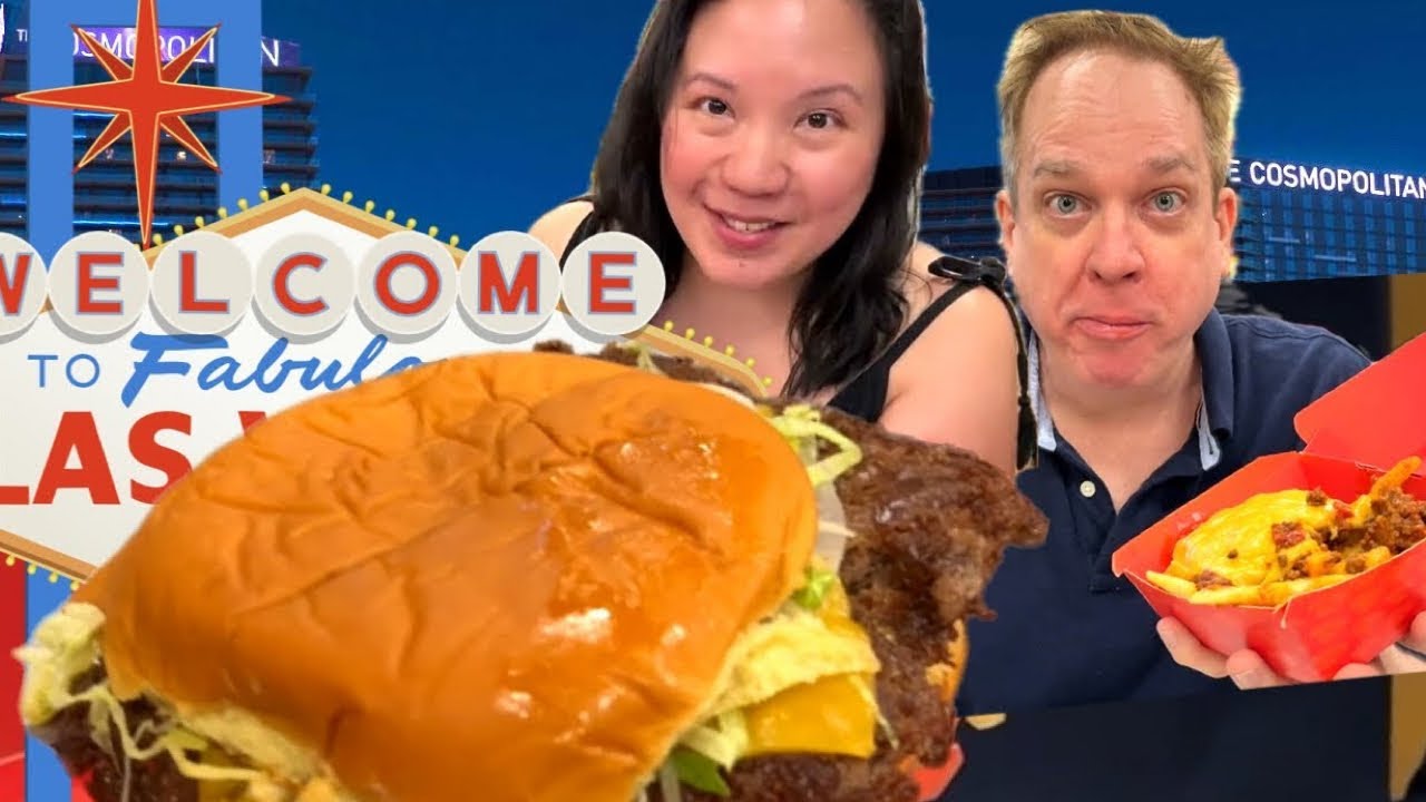 Cosmopolitan Las Vegas $60 BURGER & HOT DOG! Is Naughty Patty's WORTH IT?