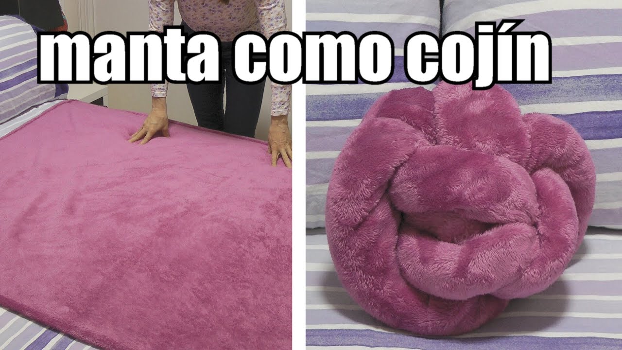 5 formas de Doblar una MANTA Como COJÍN. ¿Cual te gusta más? 🤔