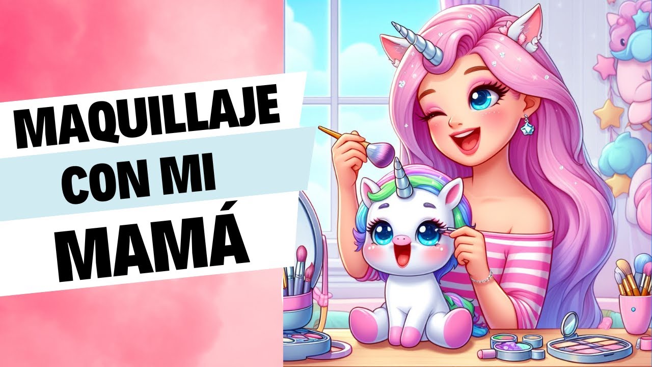 Maquillándome con Mamá 😻