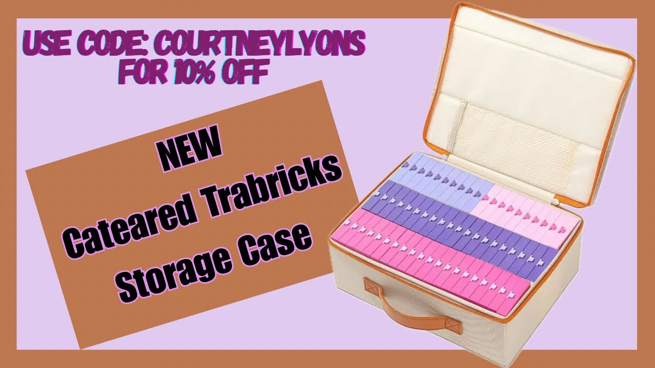 Cateared Trabricks Mate Diamond Art Painting Storage Case - Trabricks on the Go!