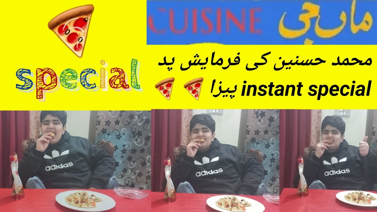 How to make  instant Pizza for my  beloved  son MUHAMMAD HUSNAIN @MaaJeeCuisine