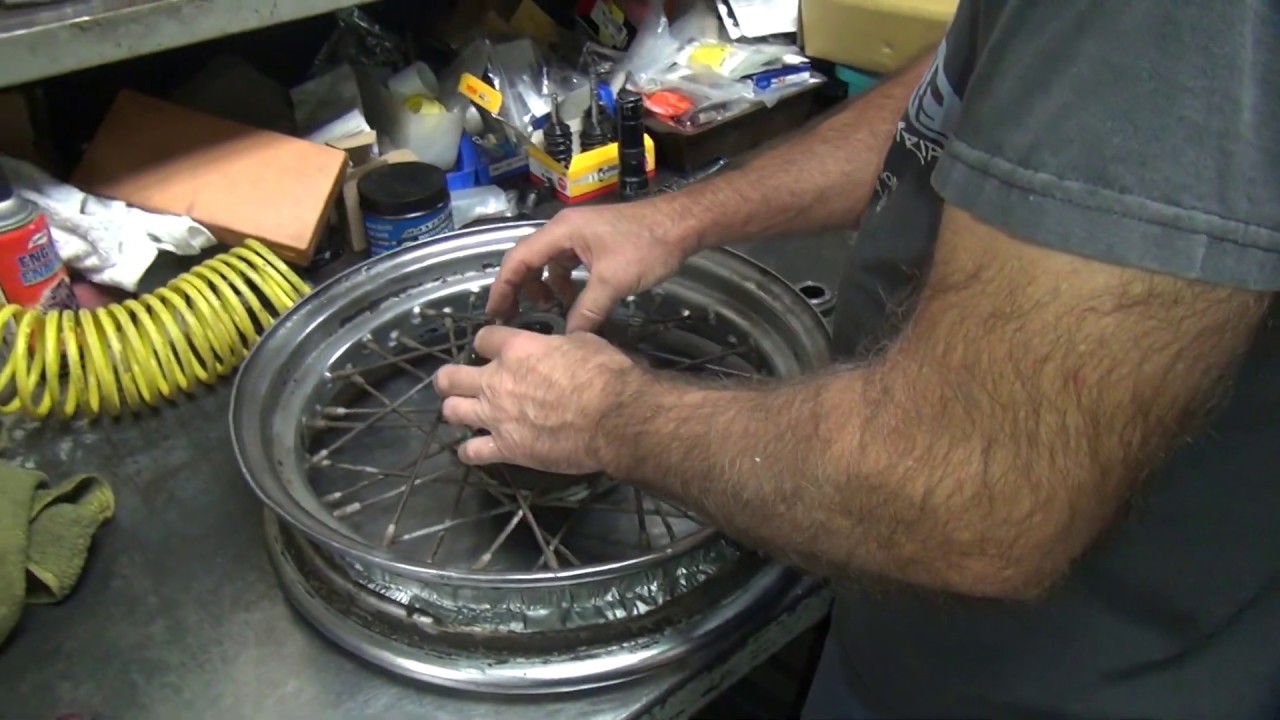 #175 1952 panhead rust bucket rear brake repair tire install crash FL harley bobber tatro machine