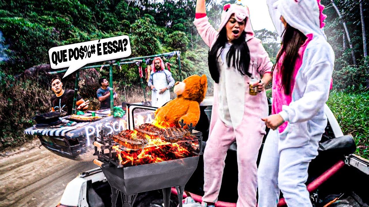 ELES ACABARAM COM NOSSO CHURRASCO