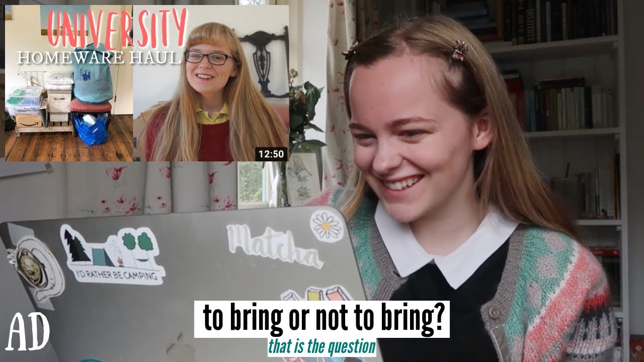 What to bring (and NOT to bring) to university || + reacting to first year haul!!