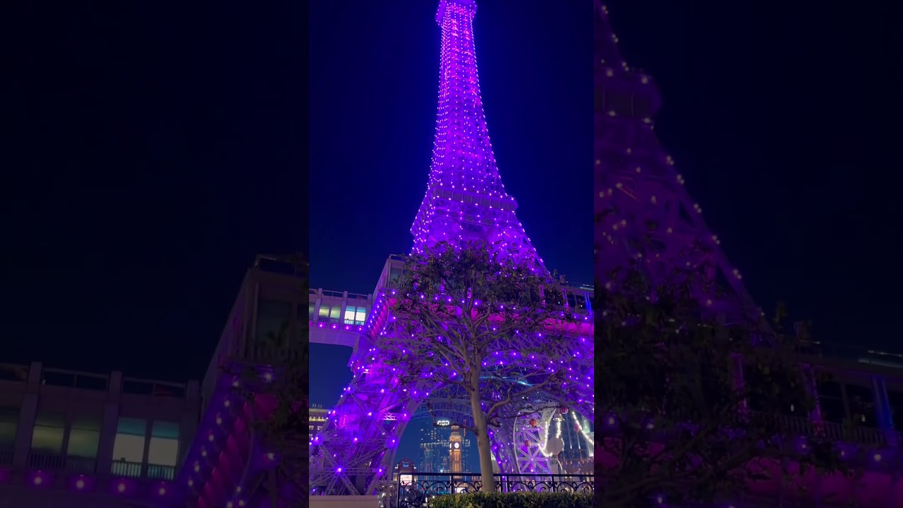 A half-scale Eiffel Tower