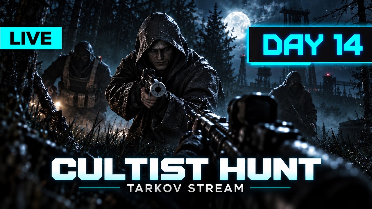 🔴 Escape from Tarkov LIVE | Hunting Cultists | Road to Kappa (Day 14)