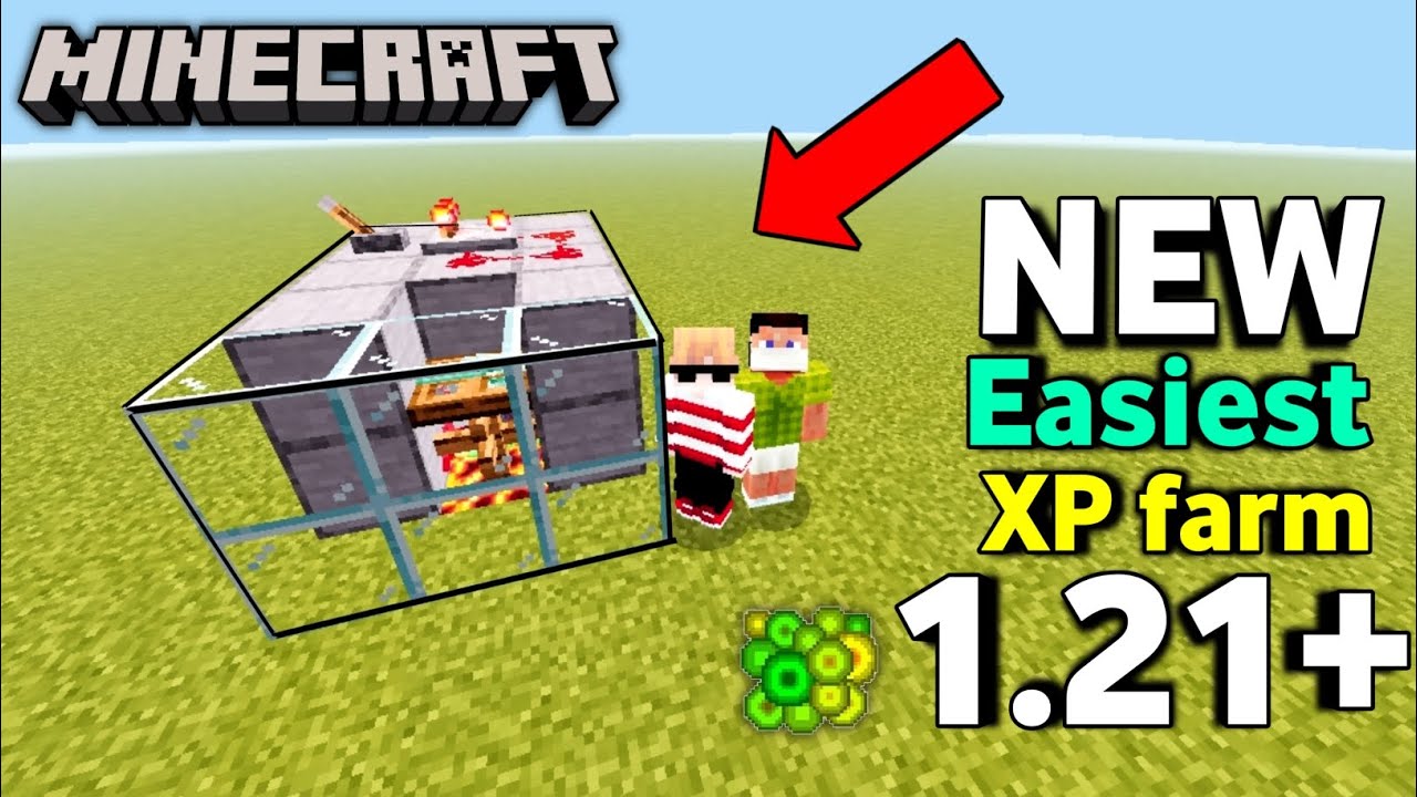 How to build Easiest Automatic XP Farm in Minecraft Bedrock!