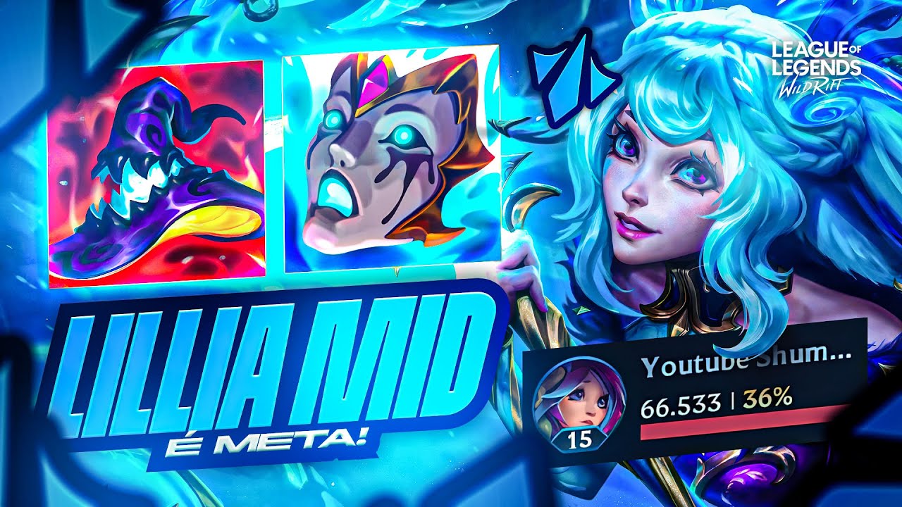 DESCUBRA A CIÊNCIA POR TRÁS DA LILLIA MID! NOVO META QUEBRADO? | LoL Wild Rift