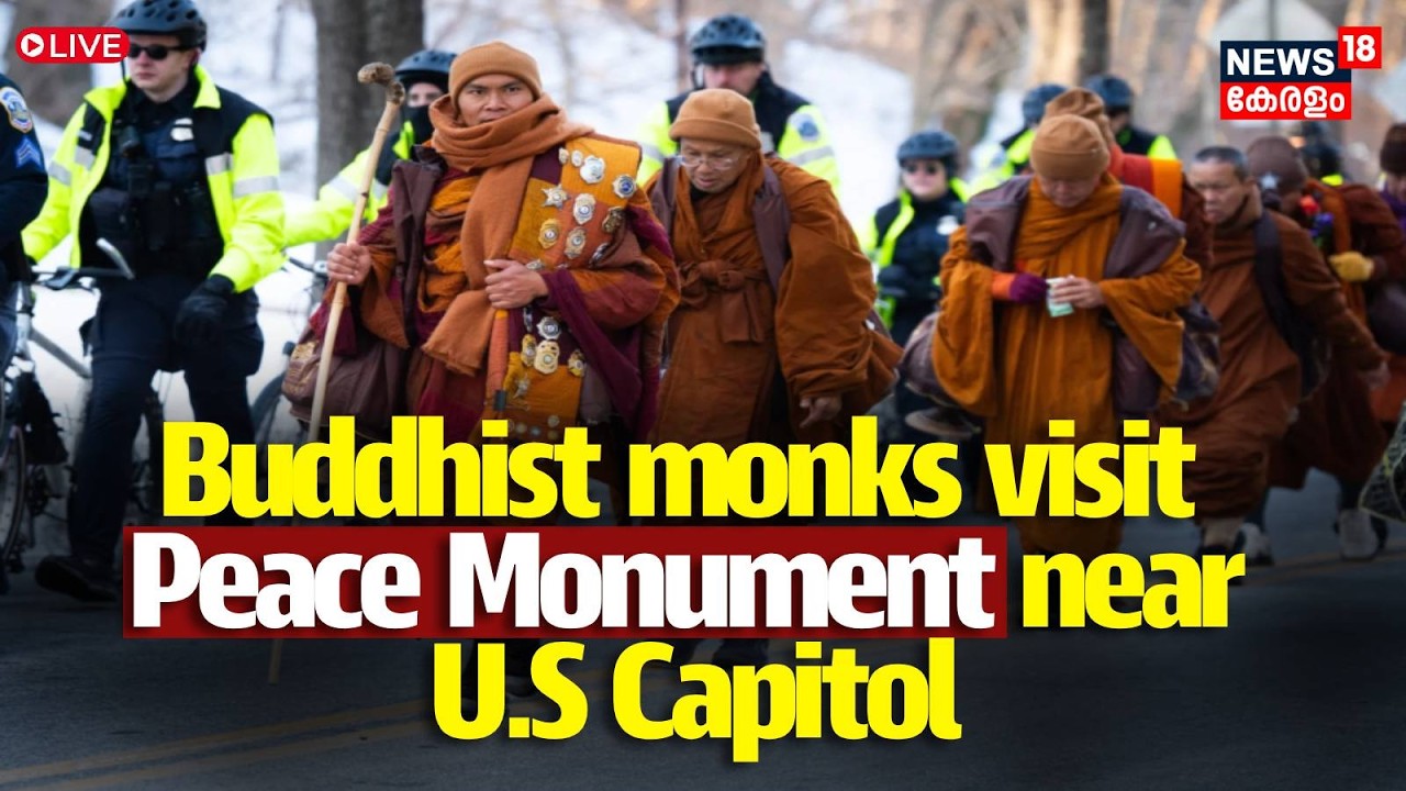 HD LIVE|Buddhist monks visit Peace Monument near U.S. Capitol | Wasington DC | Walk for Peace | N18G