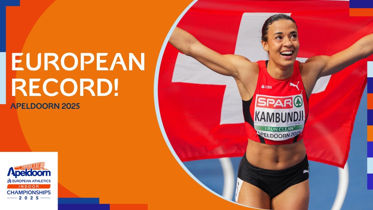 Second fastest time EVER! 🥵 Ditaji Kambundji | 🇨🇭 Every Apeldoorn 2025 race