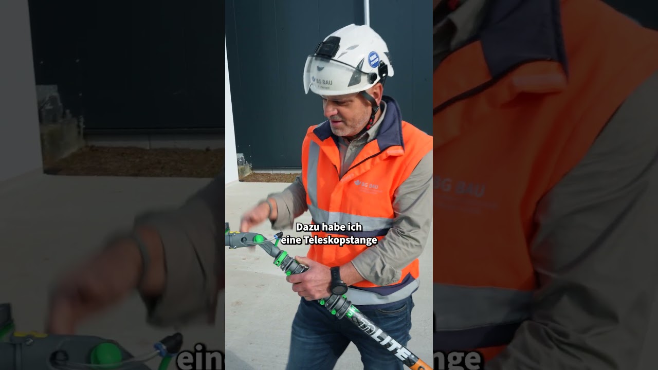 #teleskopstange f&uuml;r die #fensterreinigung #reinigungstipps #reinigung #handwerk #bgbau