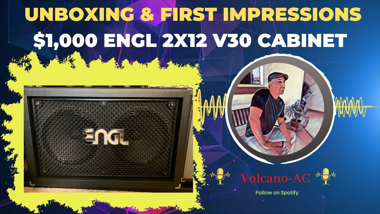 Unboxing & first impressions of $1,000 ENGL 2x12 with V30s Cabinet