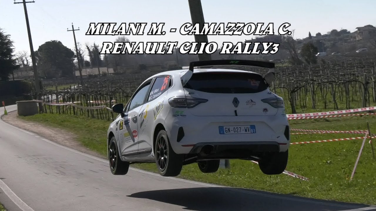 RALLY BARDOLINO 2025 | MILANI M. - CAMAZZOLA C. | RENAULT CLIO RALLY3 |  BY BELLUNOVIDEO