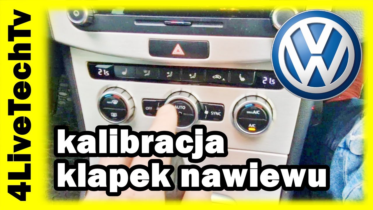 Reset klapek w VW Climatronic (Golf, Passat, Jetta, Scirocco, Touran) naprawa kalibracja