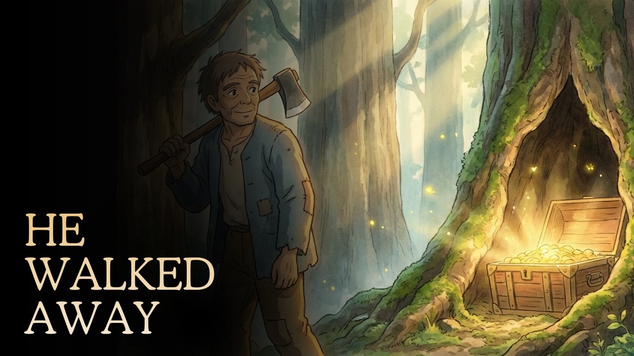 He Found Gold in the Forest… But Walked Away | A Ghibli-Style Village Tale | Rural Life Nostalgia