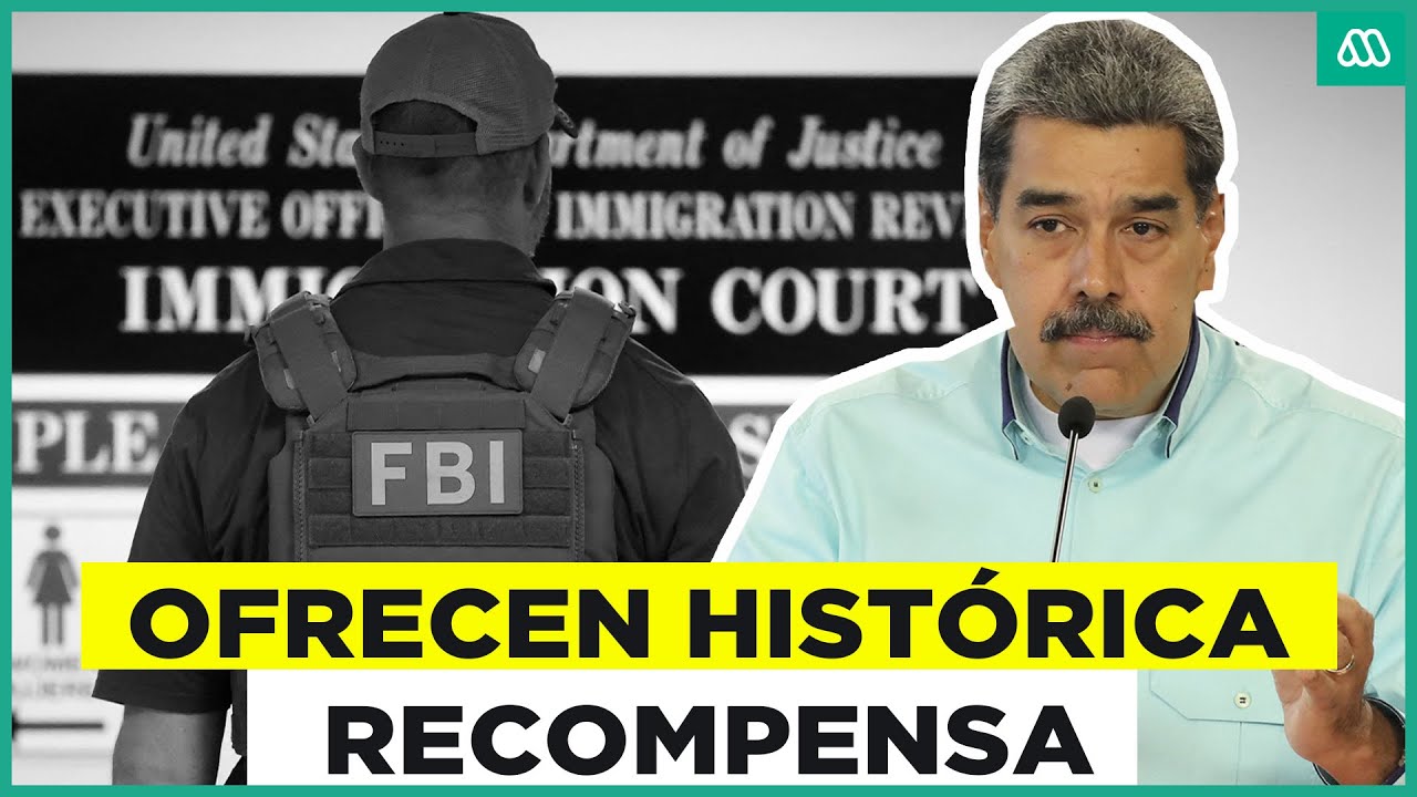 Buscan detención de Maduro: EEUU ofrece 50 millones de dólares por su captura