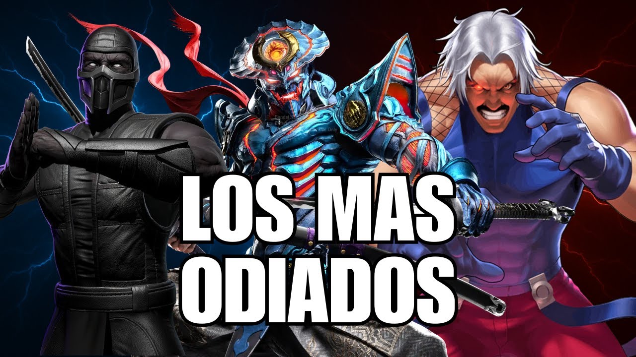 🎮 Top 7 personajes más odiados de los videojuegos de lucha 😡