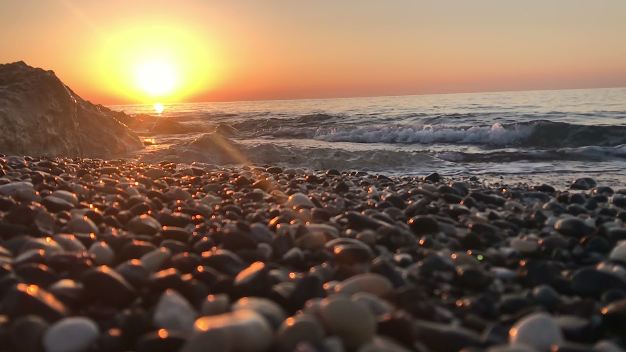 DİNLENDİRİCİ DENİZ SESİ, SU ve DALGA SESİ. Sakinleştirici Deniz Manzarası, Rahatlatıcı Video.