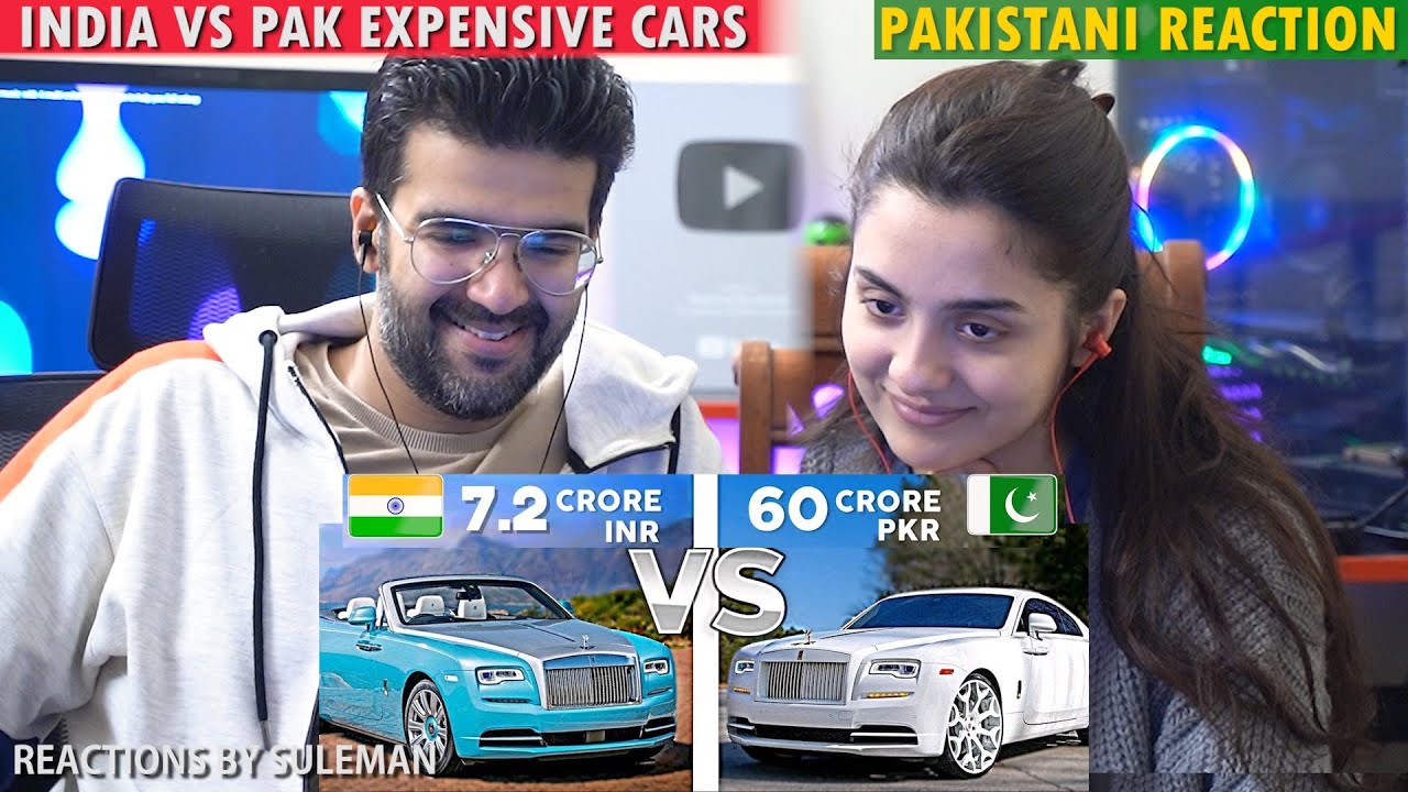 Pakistani Couple Reacts To India Vs Pakistan | Most Expensive Cars | 2021