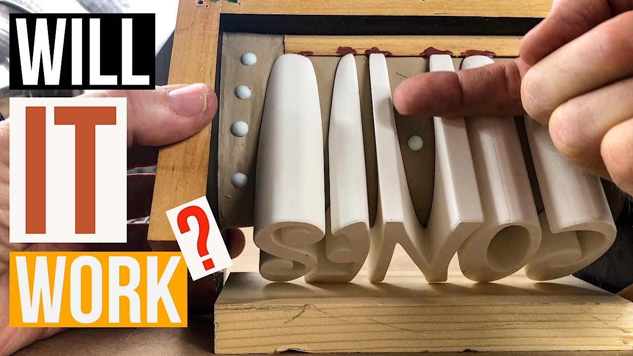 Claying Up A Complex 2-Part Mold. Part 1
