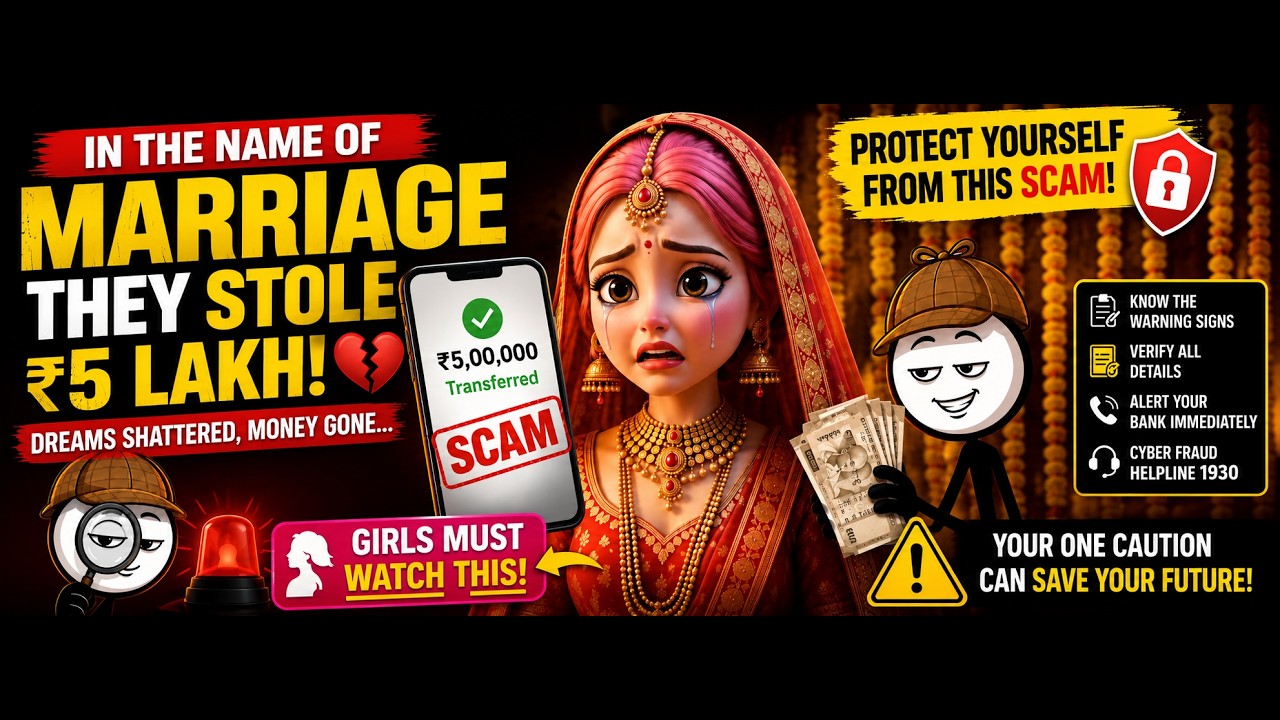 ⚠️ Girls Must Watch! Fake Marriage Scam That Stole ₹5 Lakh | Marriage Scam Explained #youtube #viral