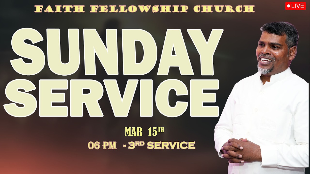 🔴ஞாயிறு மாலை ஆராதனை ||15 மார்ச் 2026|| #sundayservice #eveningservice #kodambakkam #tamilservicelive
