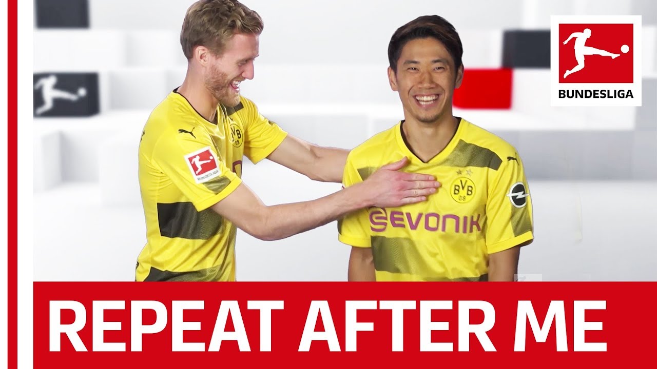 Kagawa Teaching Schürrle Japanese - Repeat after Me Challenge