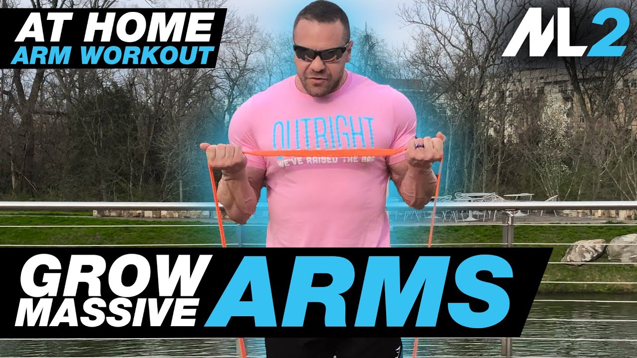 Resistance-Band Workout Day 4 - Arms - Daily Home Workout with Marc Lobliner