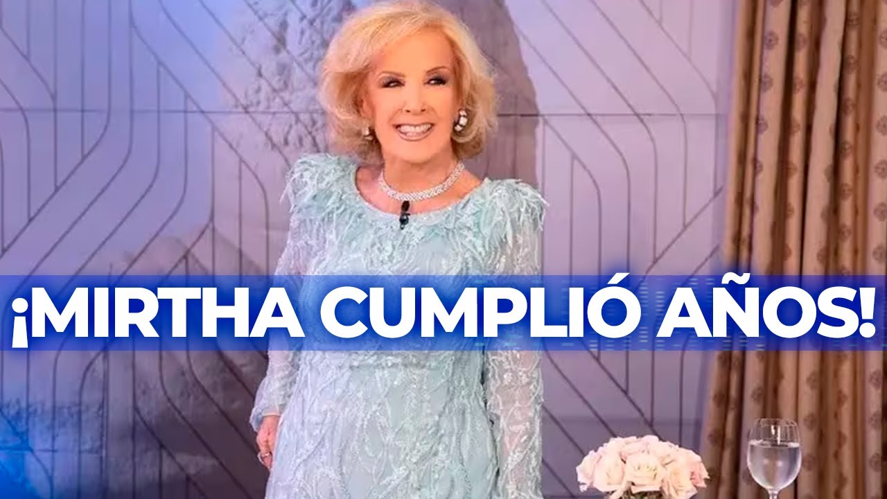 ¡FELIZ CUMPLE! MIRTHA LEGRAND MANO A MANO CON TELENOCHE EN EL DÍA DE SU CUMPLEAÑOS