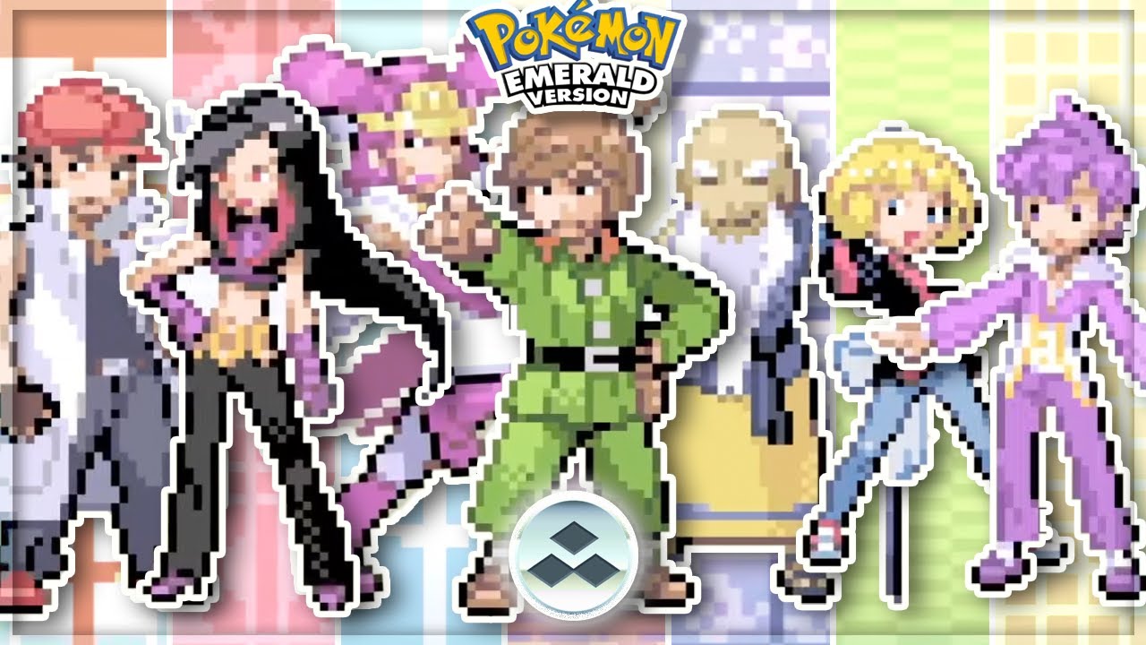 Pokémon Emerald - All Battle Frontier Brain's Silver Symbols