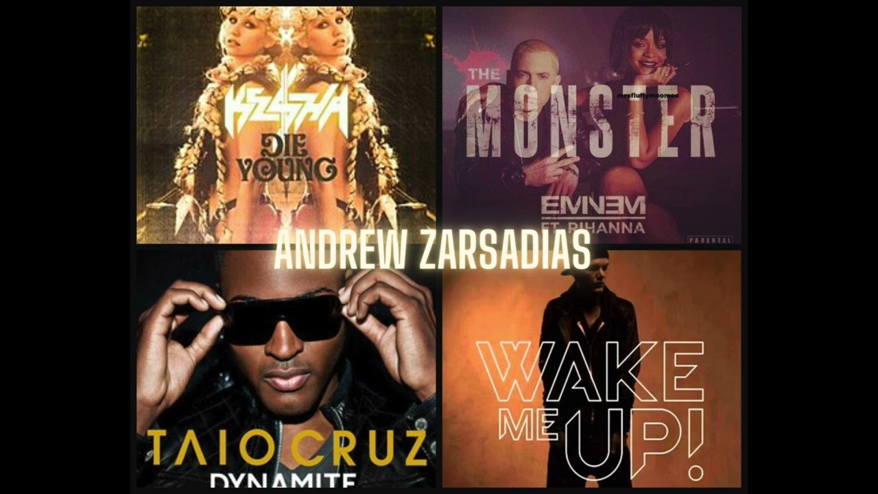 Ke$ha X Rihanna X Taio Cruz X Avicii - Die Young / The Monster / Dynamite / Wake Me Up (Mashup)