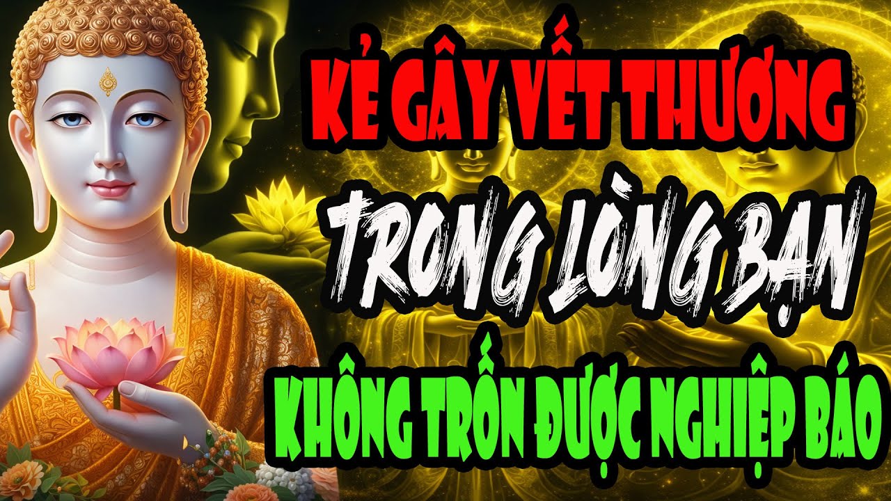 Kẻ Gây Ra Vết Thương Trong Lòng Bạn Không Thể Trốn Nghiệp Báo | Nghe Phật Dạy Để Lòng Thanh Thản