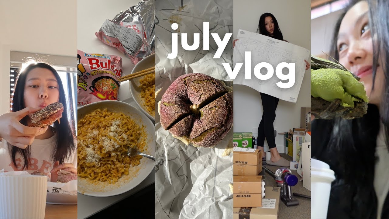 july vlog 火雞面配紅酒🍷南墨爾本市場好吃和不好吃的🥢展現廚藝煮花生蓮藕排骨湯! 迷你大掃除🧹
