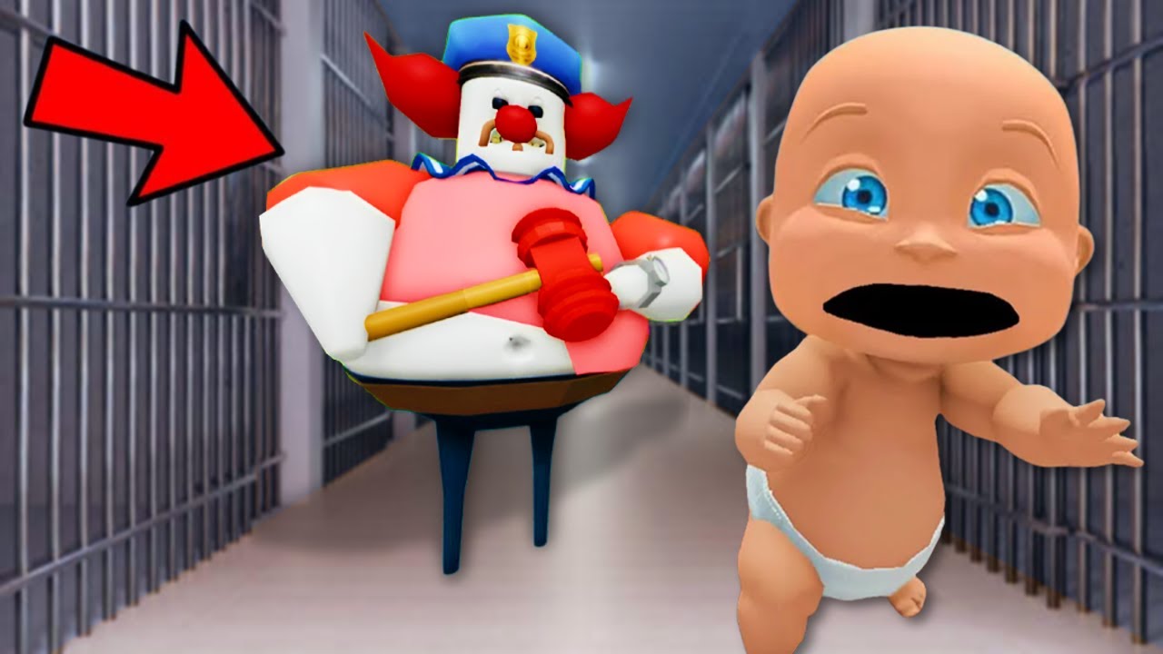 Baby Escapes CLOWN PRISON!