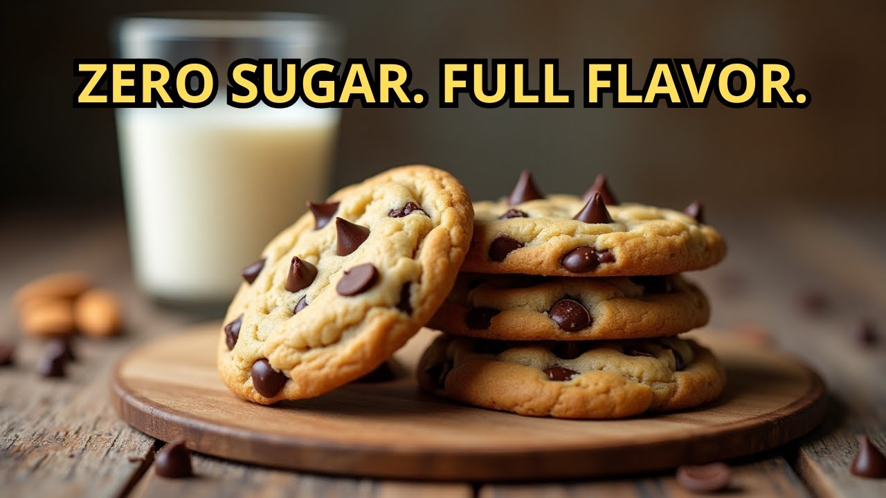 The BEST Sugar-Free Chocolate Chip Cookies Diabetics Can Finally Enjoy Guilt-Free!