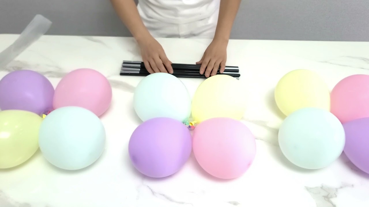 LANGXUN 12ft Table Balloon Arch Kit