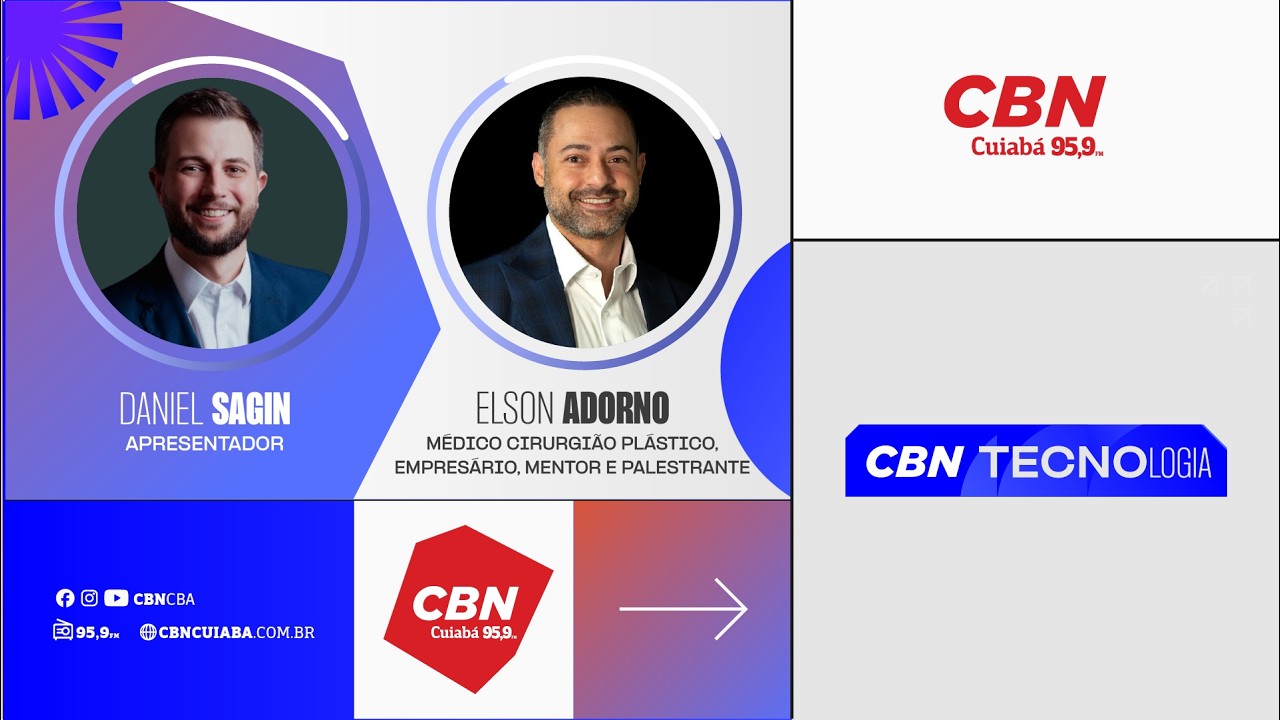 CBN Tecnologia - Elson Adorno - Médico Cirurgião Plástico